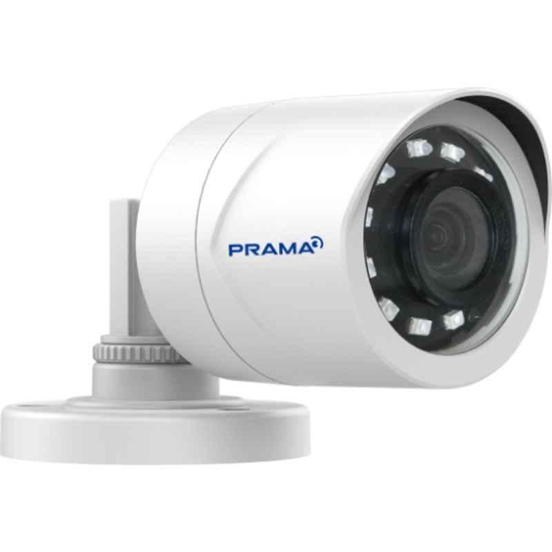 Prama 2MP 1080p Plastic Analog HD Output Indoor IR Bullet Camera, PT-HTD110E-IP