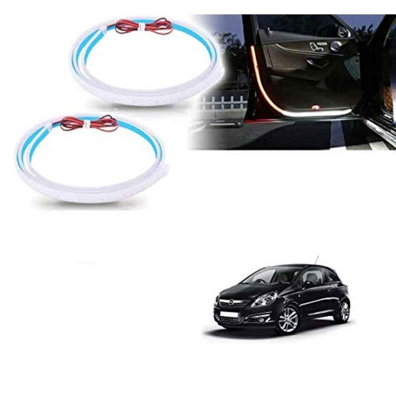 Kozdiko 2 Pcs 120cm Car Door Opening Warning LED Strips Safety Light Set for Opel Corsa