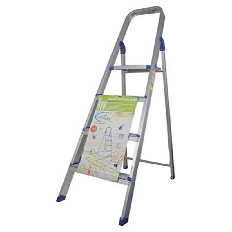 Brancley BSL-4 Premium 4 Steps Aluminium Ladder, Load Capacity: 150 kg