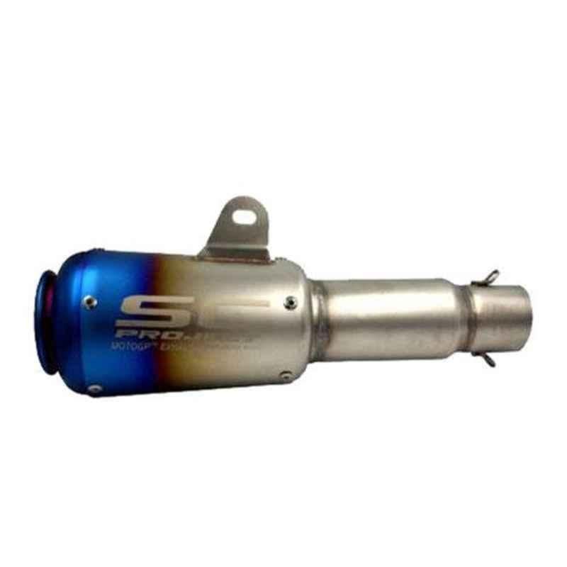 RA Accessories BIGSC Stainless Steel Bike Exhaust for Suzuki Gixxer SF