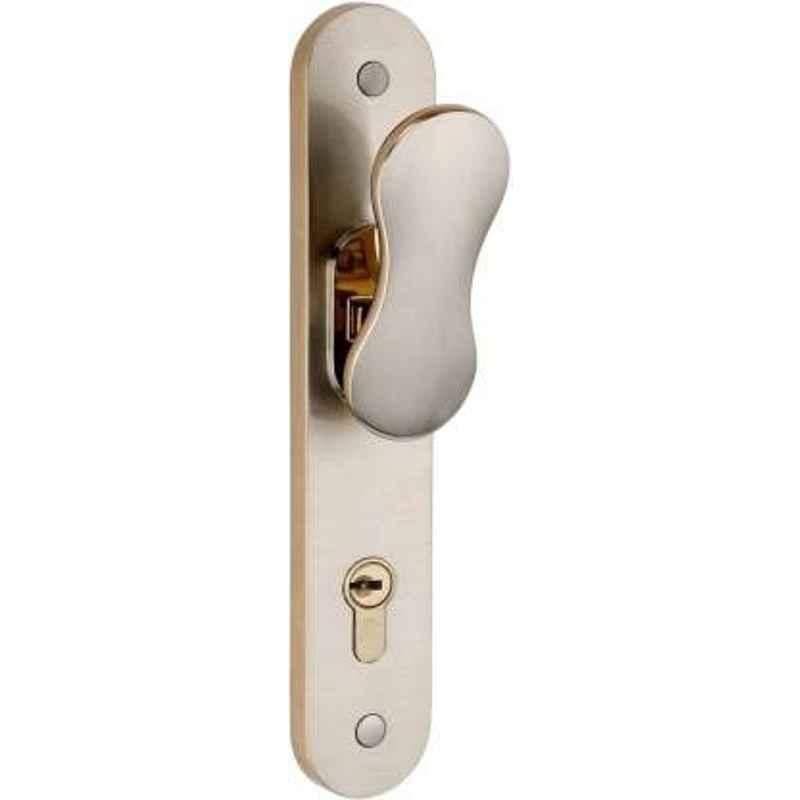 Bonus Pearl 75mm Brass Silver & Gold Both Side Key Mortice Lock Set