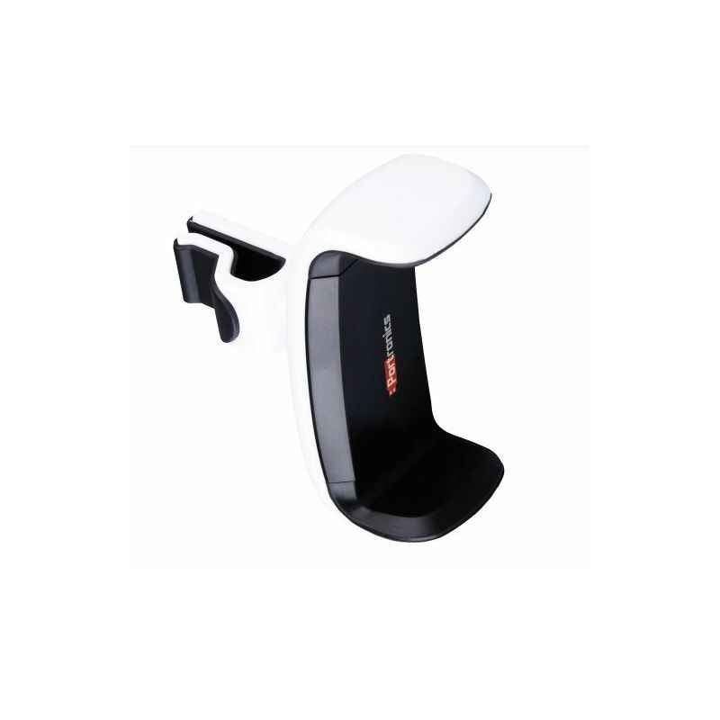 Portronics White Clamp Car Mobile Holder, POR 723