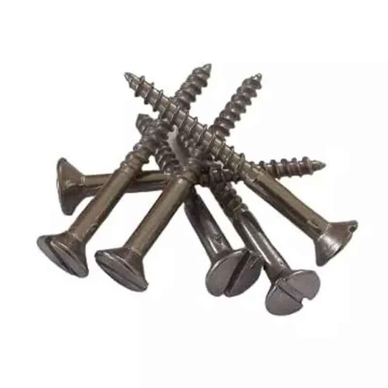 B K Jagan & Co 75mm Slotted Head Self Tapping Screw Black (Pack of 400)