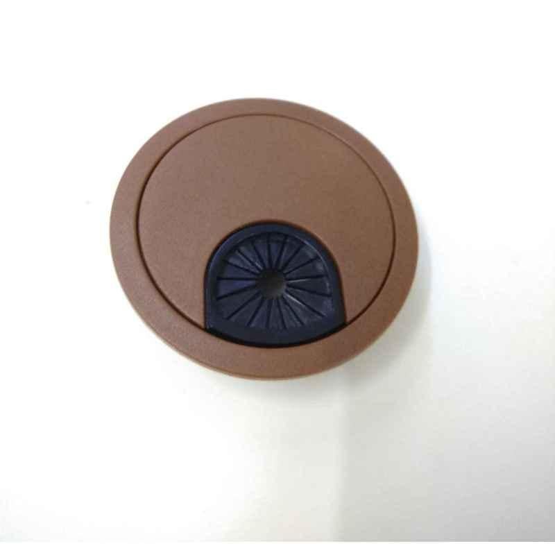 Galaxy Plastic Brown Computer Cable Wire Manager (Pack of 3)