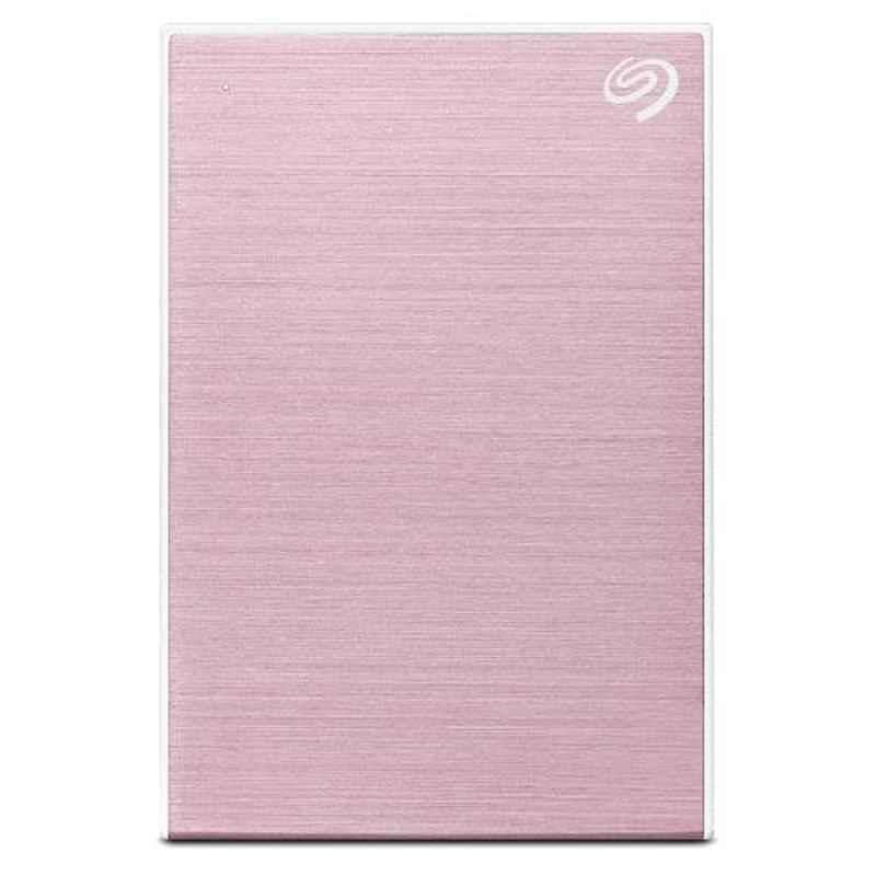 Seagate 2TB USB 3.0 Slim Portable Backup Plus Rose Gold External Hard Disk Drive for PC, Laptop & Mac, STHN2000405