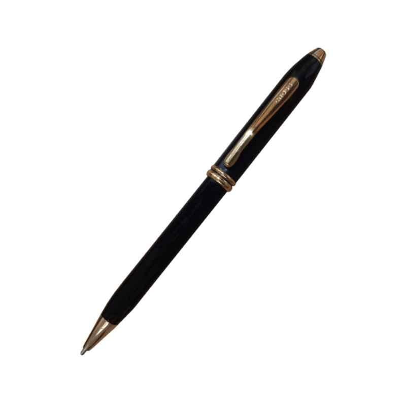 Cross Townsend Black Ink Black Lacquer Finish Ballpoint Pen, 572