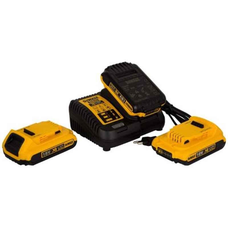 Dewalt DCB115D3-QW 18V XR Charger & 3x2Ah Li-ion Battery Kit