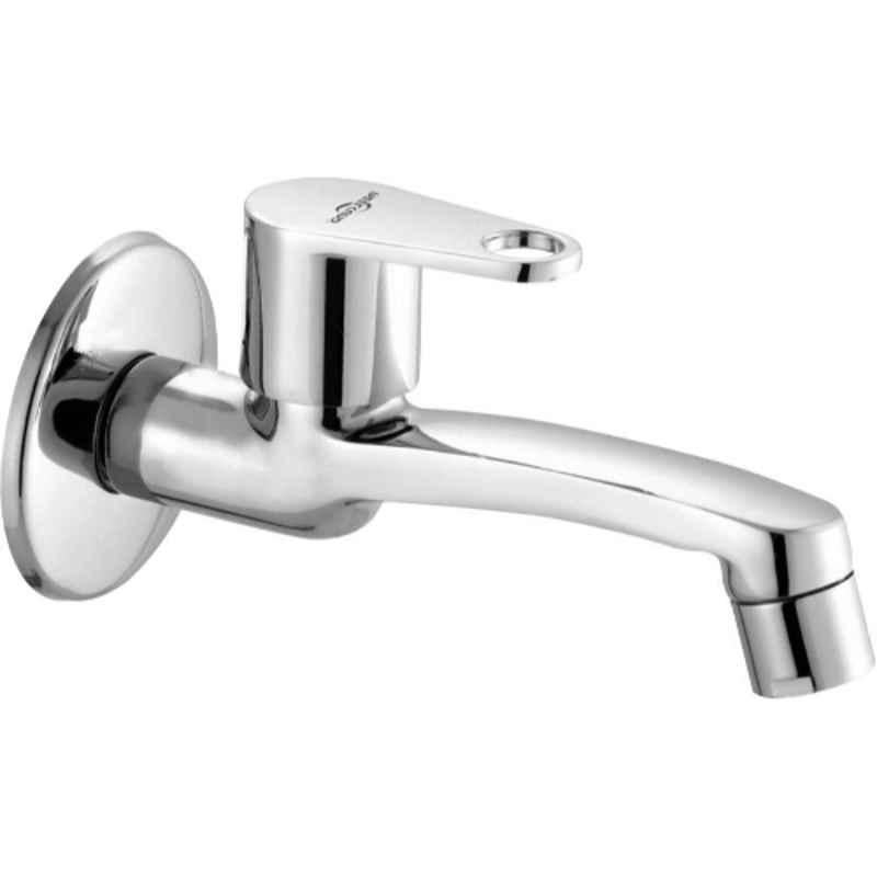 Neelkund Eva Brass Silver Chrome Finish Long Body Bib Tap