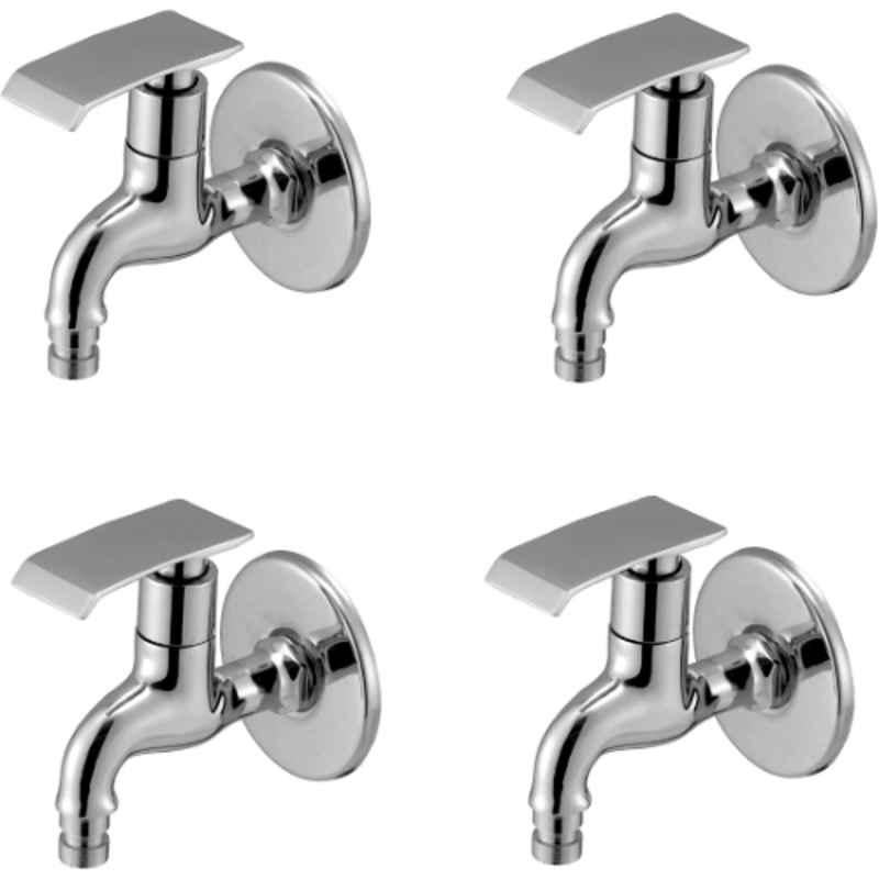 Prestige Qubix Brass Chrome Finish Washing Machine Bib Cock (Pack of 4)