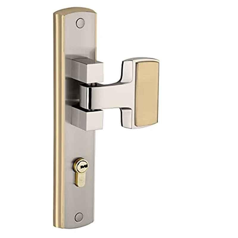 Bonus Ruby G5 Reflex 75mm Silver & Gold One Side Key Mortice Lock Set