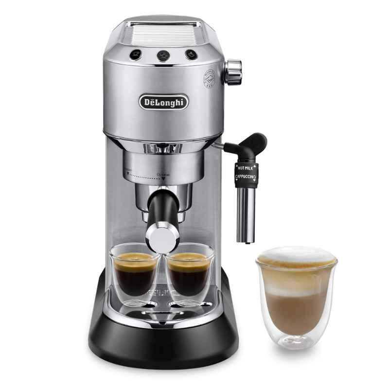 Delonghi EC685.M 1350W 1 Litre Stainless Steel Metallic Manual Coffee Machine, 132106138