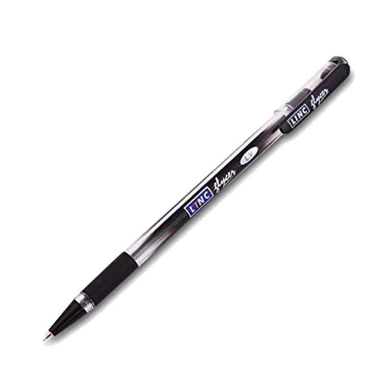 Linc Glycer Classic 0.6mm Black Ball Pen (Pack of 50)