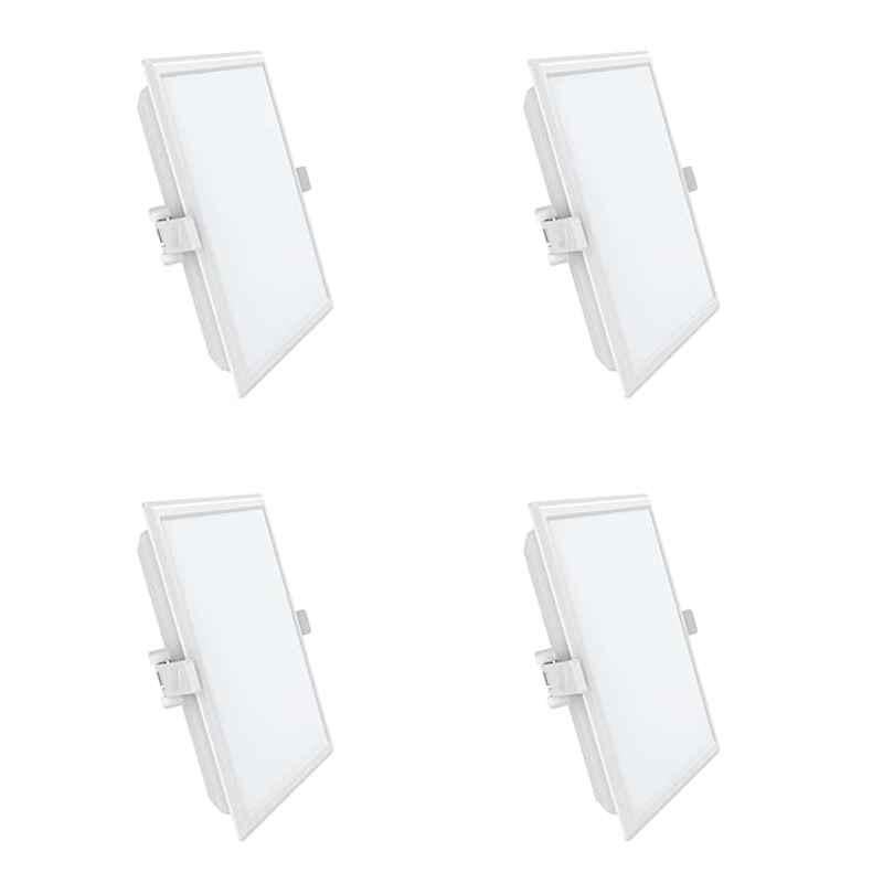 Fybros Cube 22W Polycarbonate Natural White Square Sleek LED Panel Light, FLS5191D (Pack of 4)