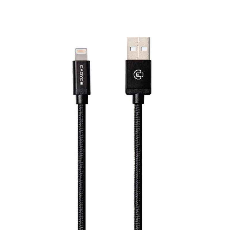 Cadyce 1.2m Black USB Sync Lightning Cable, CA-ULCB