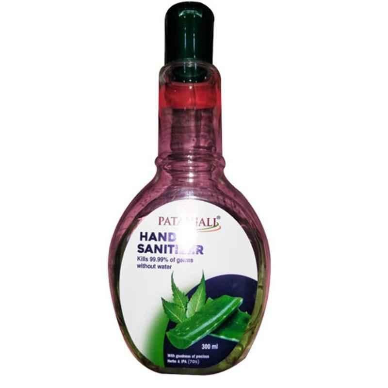 Patanjali 300ml 70% IPA Hand Sanitizer (Pack of 10)