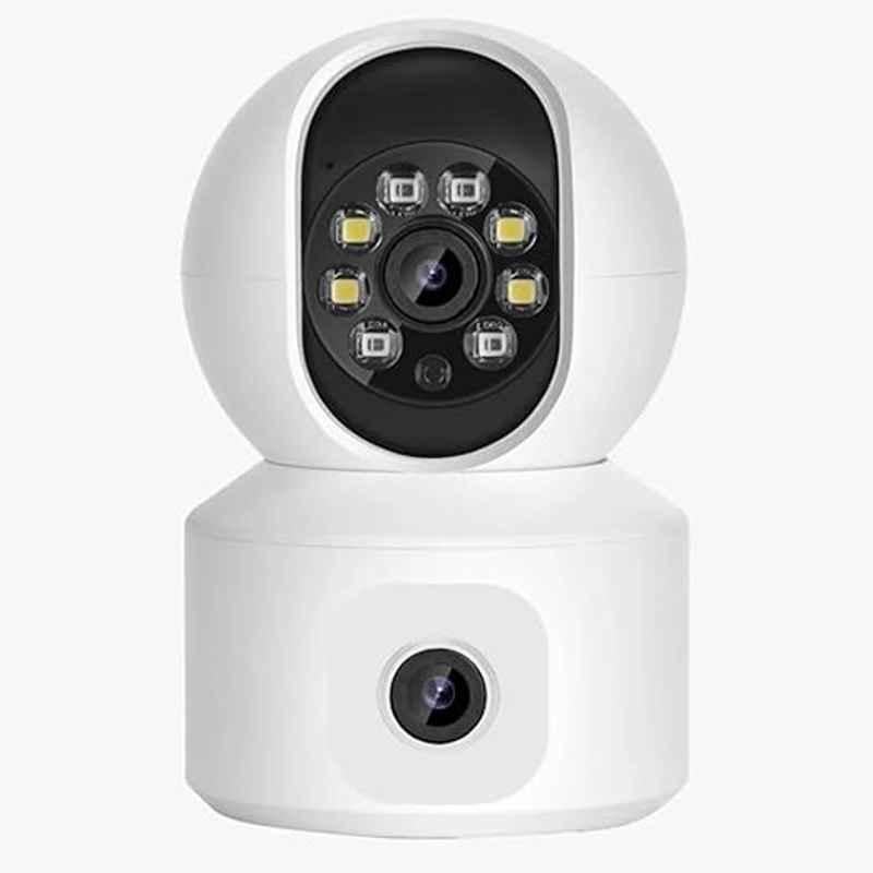 Maizic Smarthome Supercams 5MP Dual Lens Advance Motion Tracking Smart Wi-Fi Camera with Two Way Audio, TF Card Support, NVR Compatible