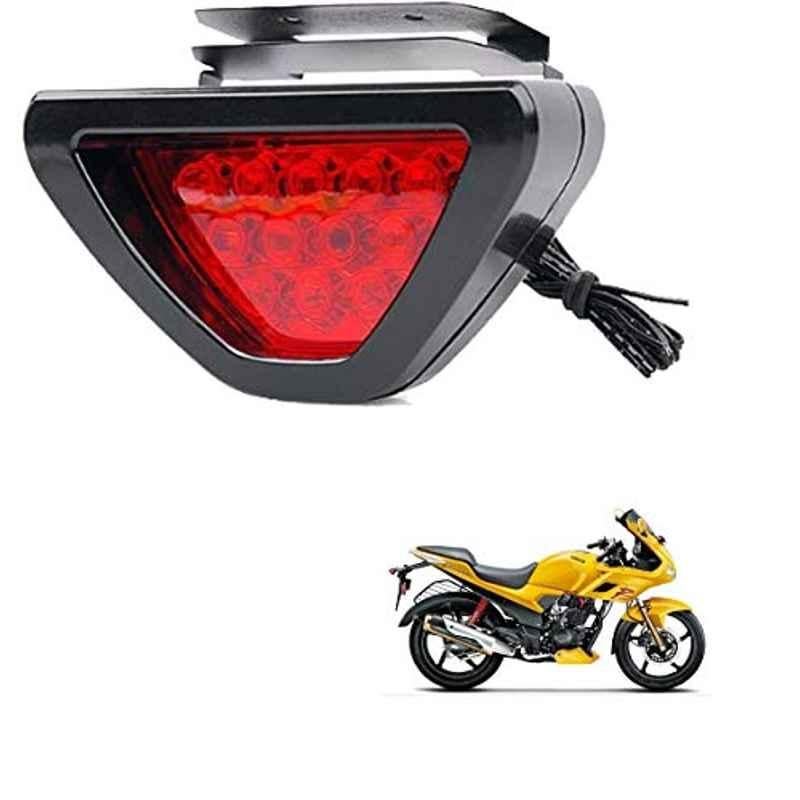 Kozdiko 12 LED Triangle Shape Bike Brake Light with Flash Mode for Hero Karizma 2014, koz_94869