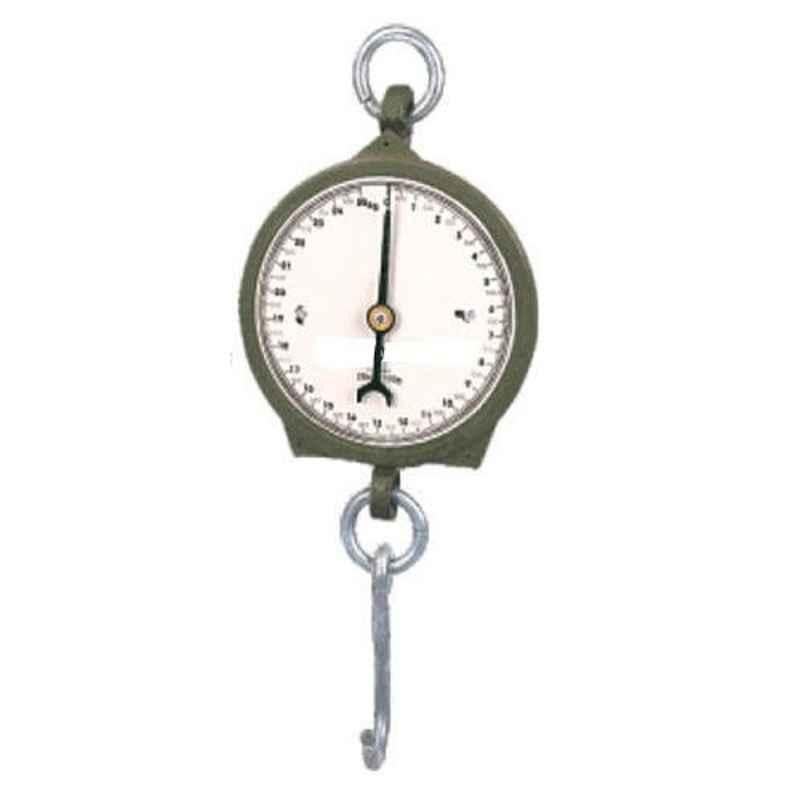 ELECOPTO 50kg Plastic Round Analog Spring Balance
