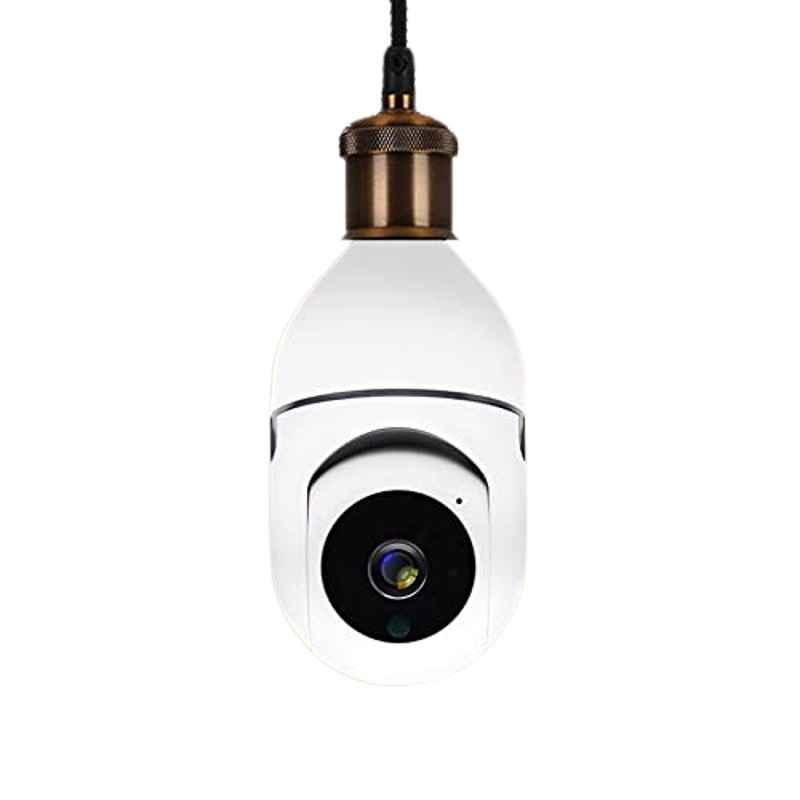 Maizic Smarthomes 2MP Smart Bulb Camera with Live View 2 Way Intercom, SD Card Recording, 360 Panoramic View & Motion Detection