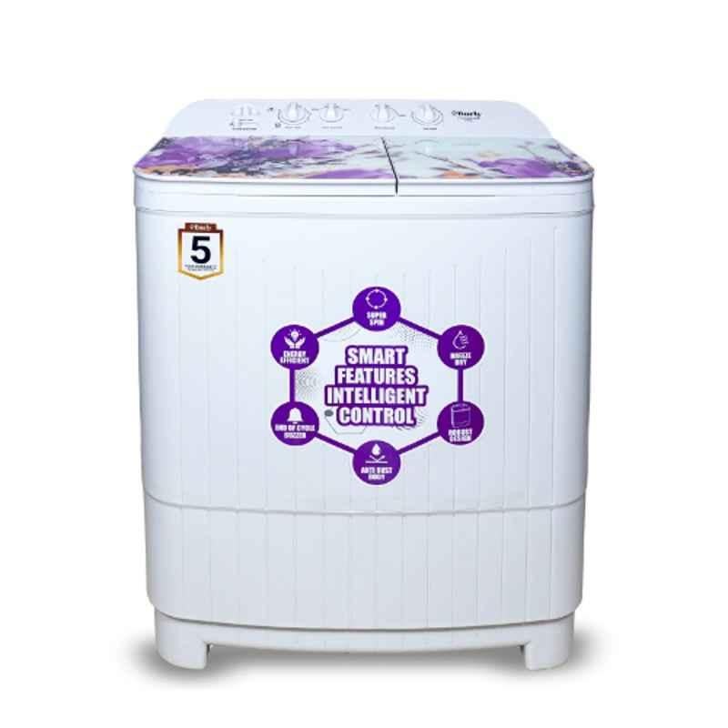 Burly 9kg Plastic Grey & White Semi Automatic Washing Machine