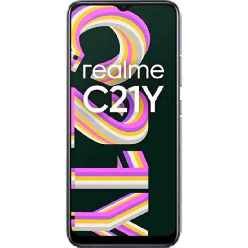 Realme C21Y 6.5 inch 3GB RAM/32GB Storage Cross Black Smartphone
