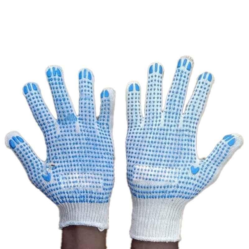 Mastership 10 inch Cotton White Safety Hand Gloves