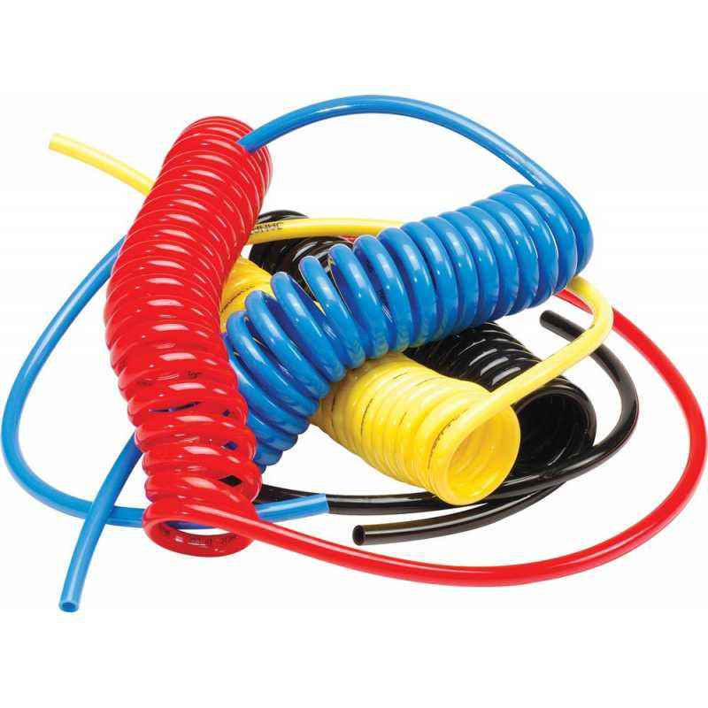 Janatics 6mm Blue Polyurethane Coil Tube, WHC10B06-06, Operating Length: 6 Mtr