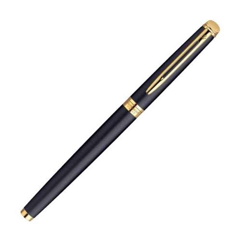 Waterman Black Ink Hemisphere Matte Black GT Fountain Pen