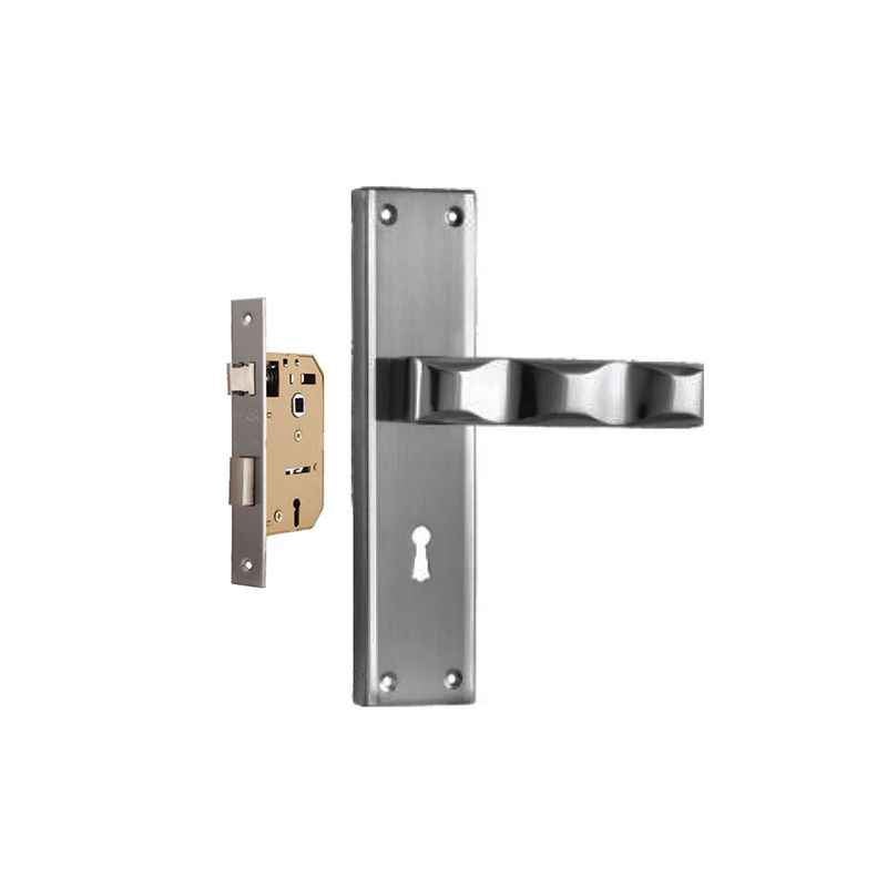 Plaza Victoria Stainless Steel Finish Handle with 65mm Mortice Lock & 3 Keys