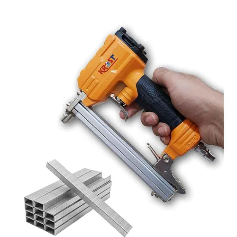 Krost 4-7 bar Rubber Orange Heavy Duty Pneumatic Air Stapler with 5000 Pins