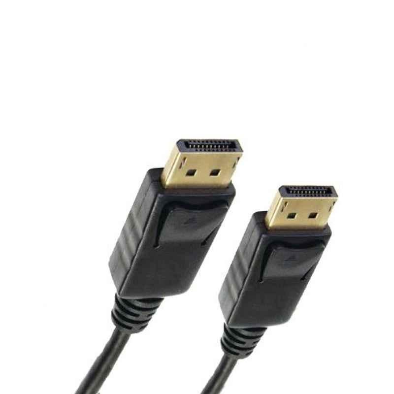 Logic 5m Black Male to Male Gold Plated Display Port Cable, LG-DP5MM