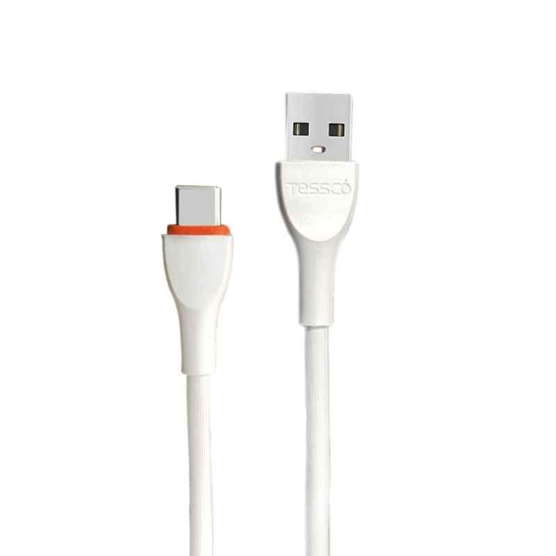 Tessco GU-354 3.4A Fast Charging White USB Cable