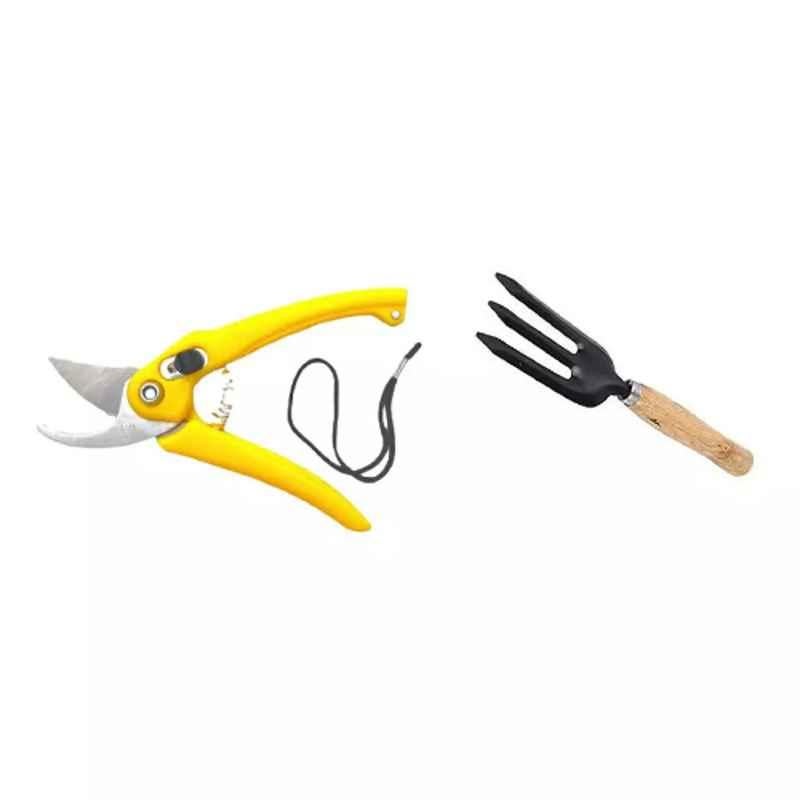 Sky Blue 0.98 inch Iron Bypass Pruner, SK_BL_PRUNER0009 (Pack of 2)
