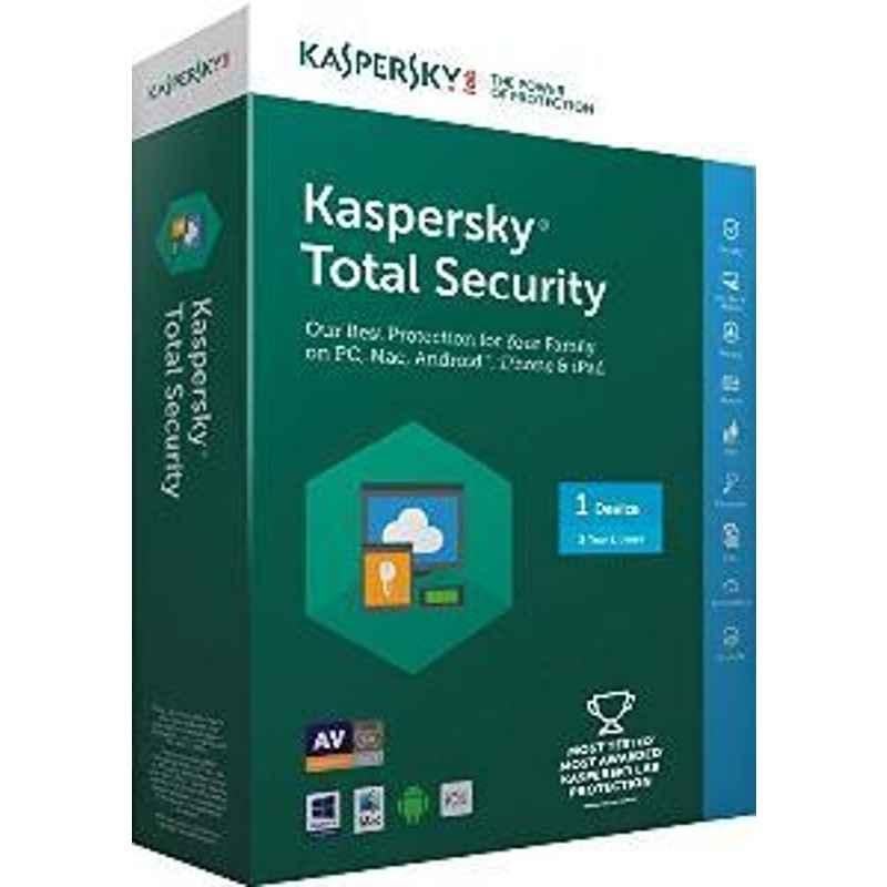 Kaspersky Total Security 1PC 3Years For Windows Pcs / Laptop & Mac OS