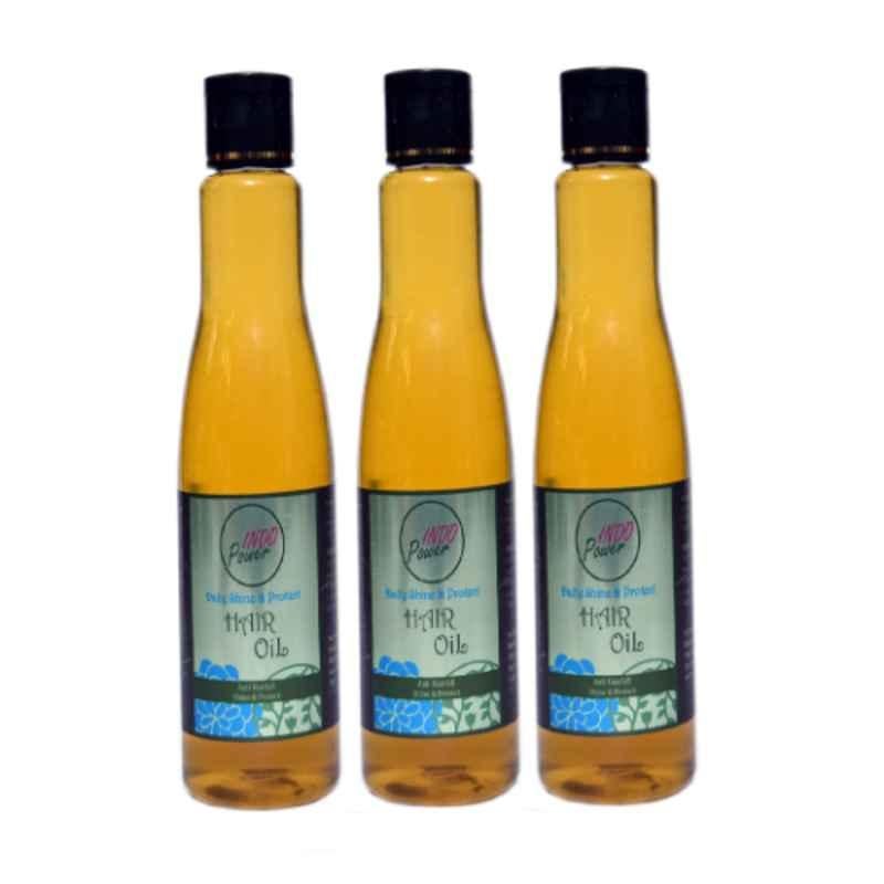 Indopower DD236 3x200ml Daily Shine & Protect Hair Oil  Combo Pack
