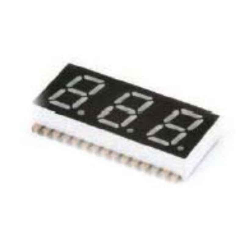 Oasistek 100 Pcs 0.30 inch Ultra Green Triple Digit SMD Display Module Set, TOT-F3301