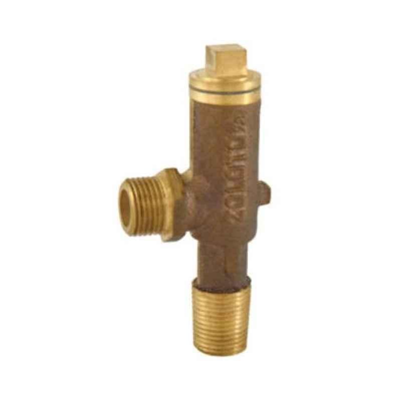 Zoloto 8mm Bronze xxlarge Screwed Ferrule Cock, 1018