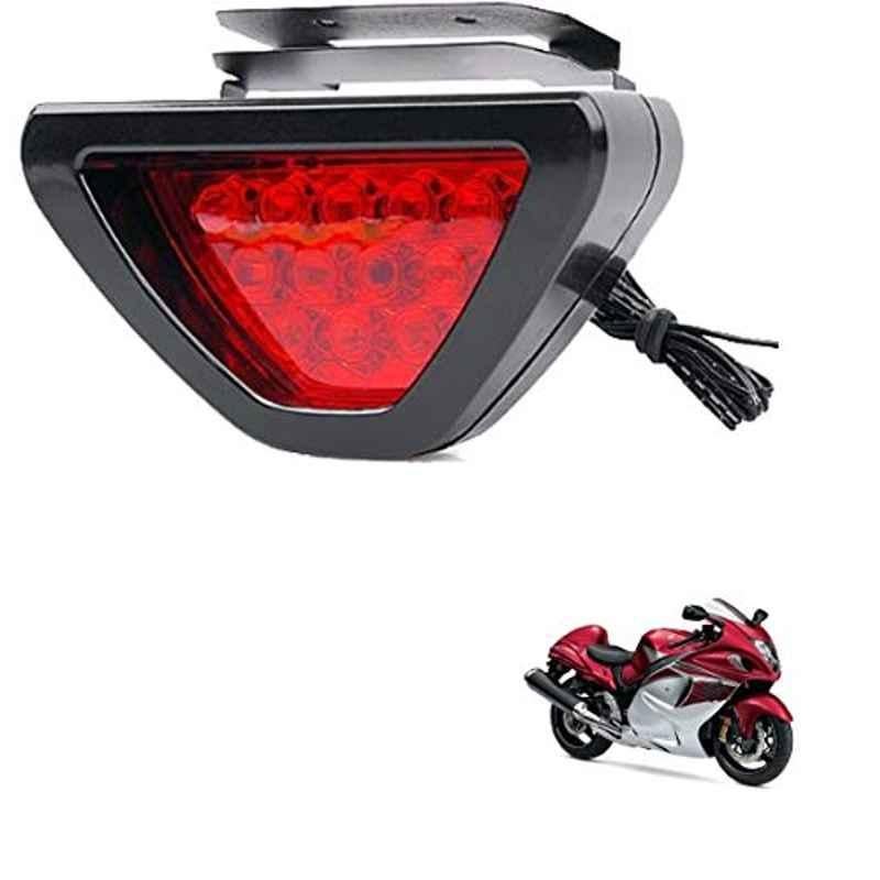 Kozdiko 12 LED Triangle Shape Bike Brake Light with Flash Mode for Suzuki Hayabusa, koz_94761