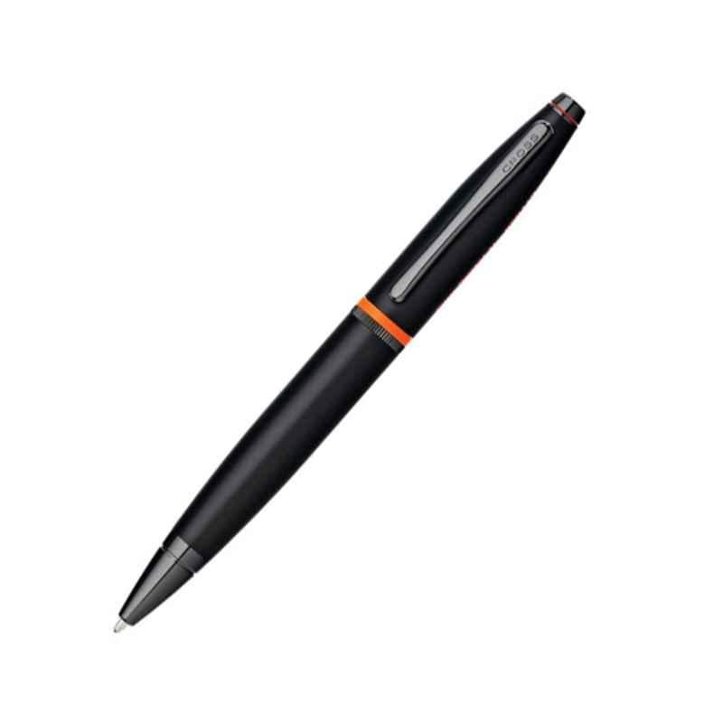 Cross Calais Black Ink Liberty United Lacquer Matte Black Finish Ballpoint Pen, AT0112-20