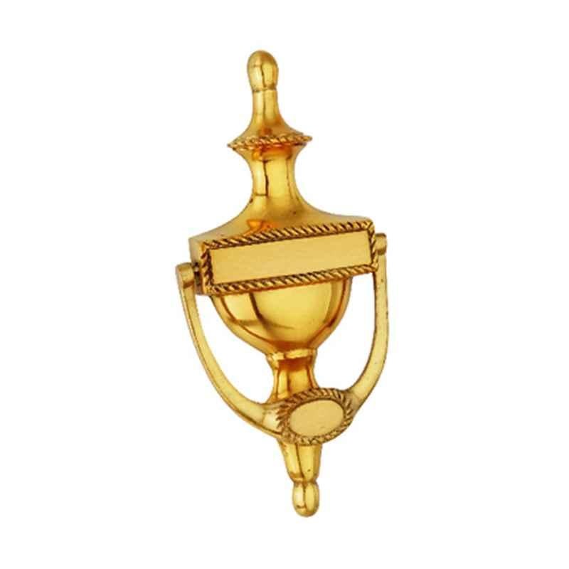 Smart Shophar 6 inch Brass Gold Georgion Door Knocker, SHA10DK-GEOR-GL06-P1