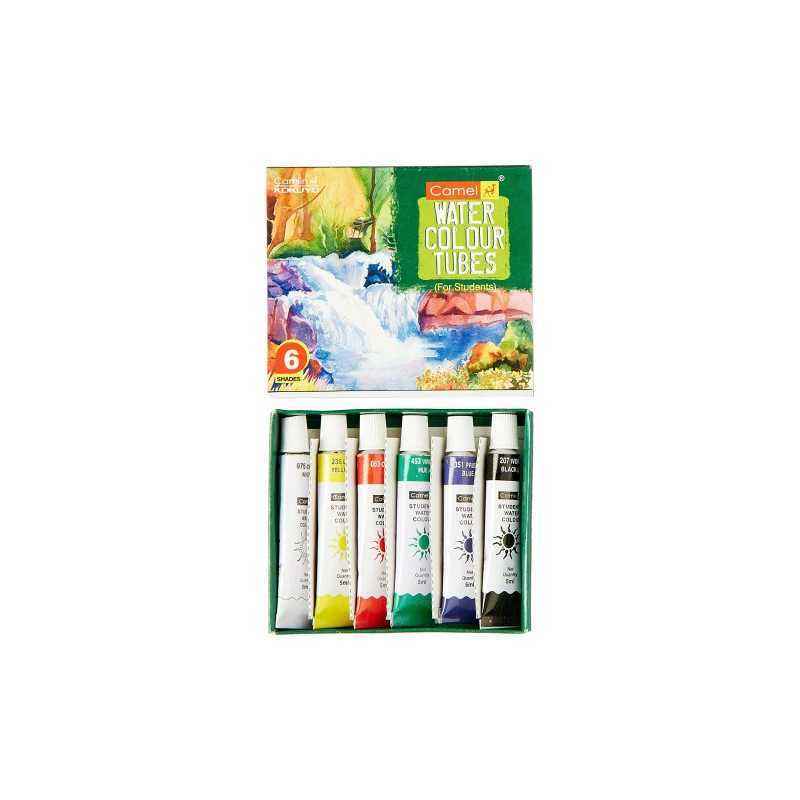 Camlin 5ml 6 Shade Student Water Color Tube, 3604504