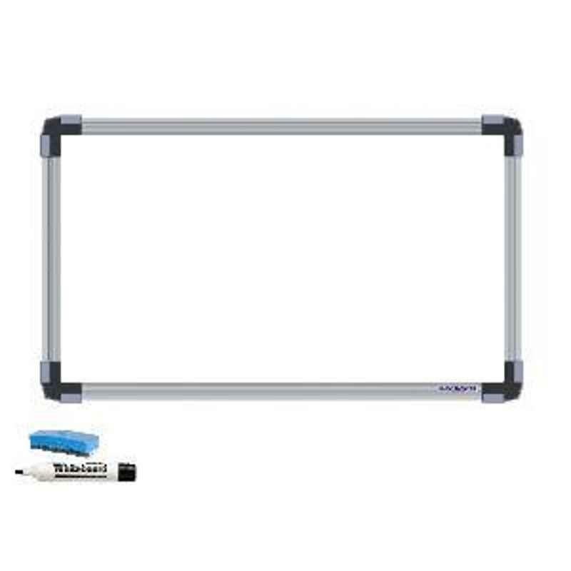 Nechams 1.5x1ft White Board Non Magnetic Economy Series YWBNM151TF