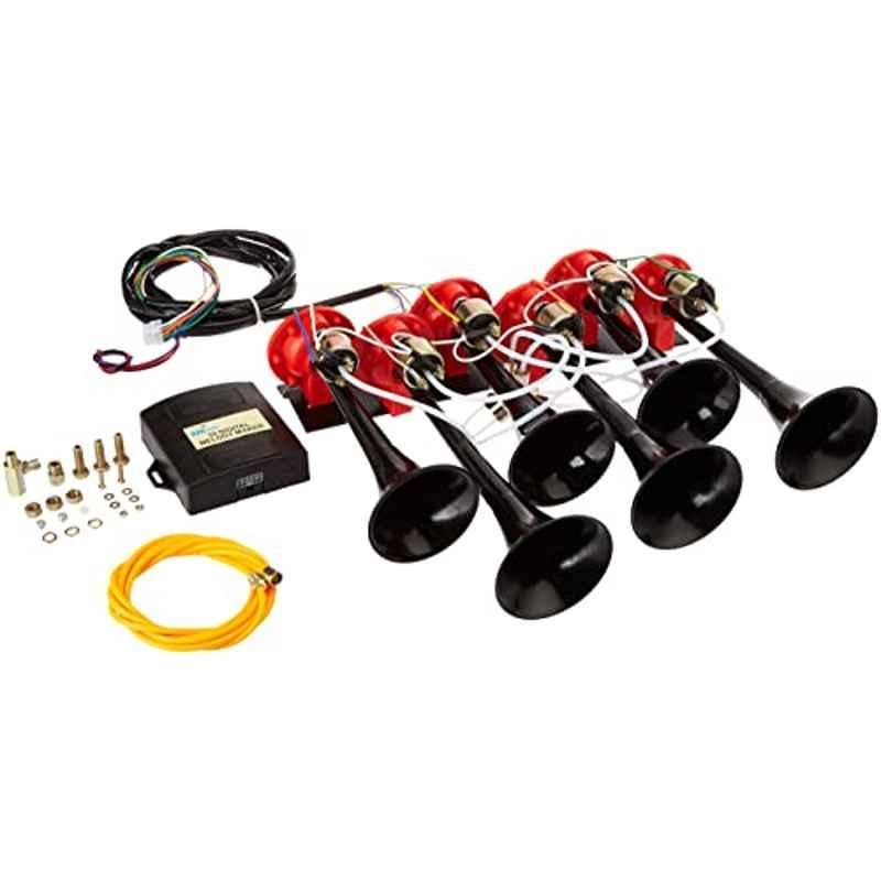 Uno Minda 24V 6 Pipe 35 Ways Universal Air Horn for Commercial Vehicle, P6011MT