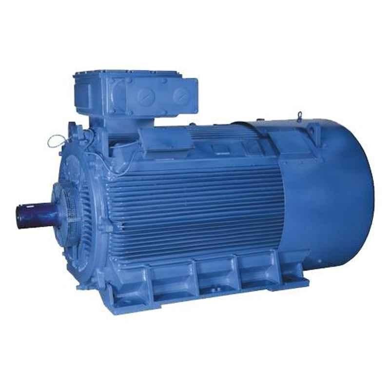 Bharat Bijlee IE2 1HP Three Phase 4 Pole Foot Mounted Aluminium Induction Motor, 2H08045300000