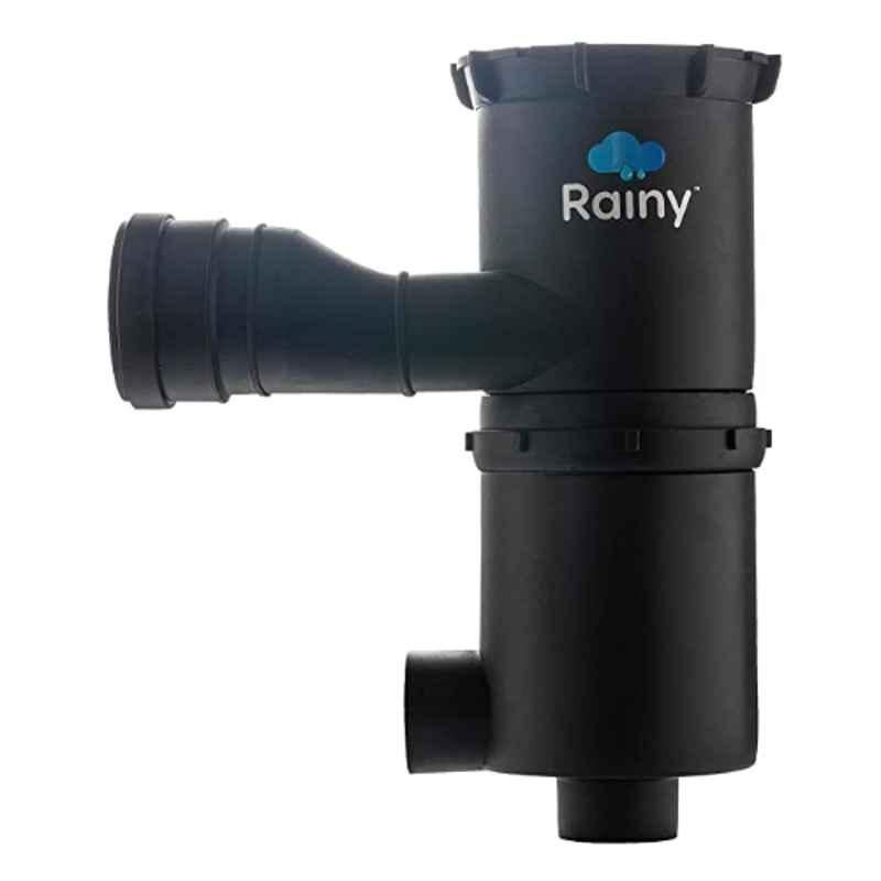 Rainy 250lpm Stainless Steel Black Self Cleaning & Dual Intensity Rainwater Harvesting Filter, FL-250