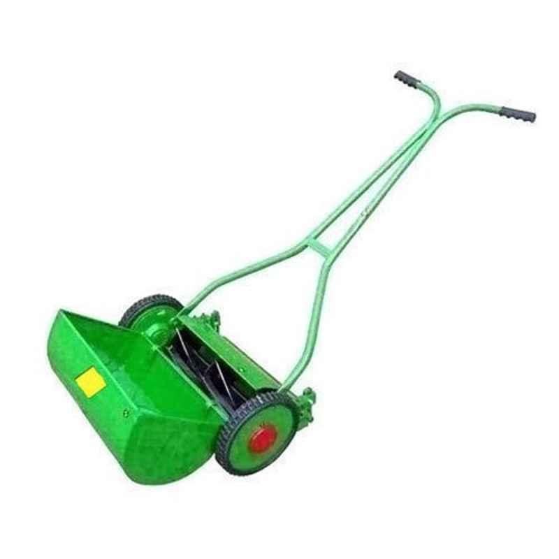 Greenleaf 12 inch Mild Steel Heavy Duty Side Wheel Manual Lawn Mover, GL-LM-01