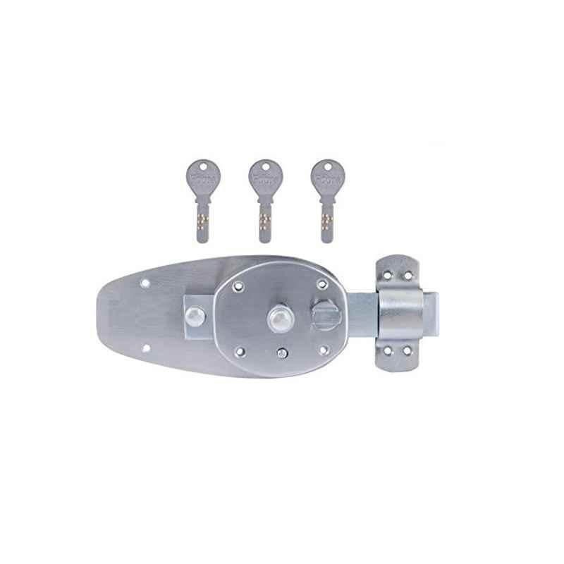 Foora 11 Chal Pin Brass Cylinder Stainless Steel Inter Door Lock with 3 Hi-Tech Keys, HT 6 Turn