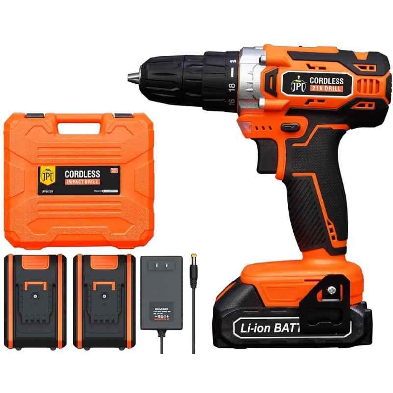 JPT Pro Plus 21V 10mm 2000rpm Cordless Impact Drill Drivers, JPT-GC-21V