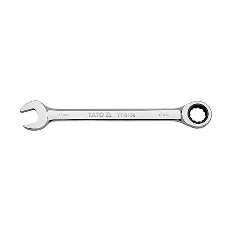 Yato YT-0197 16mm Alloy Steel Combination Ratchet Wrench