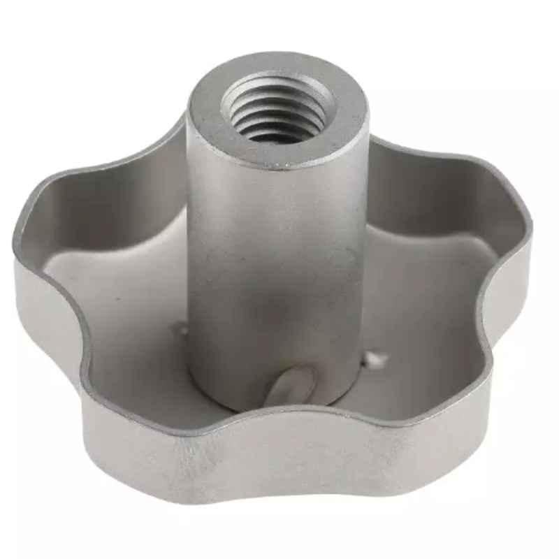 RS Pro M12 Silver Multiple Lobes Clamping Knob, 478620